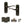 Old English Warwick Door Handle Pack (Latch Set - 2.5