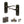Old English Warwick Door Handle Pack (Latch Set - 2.5