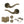 Old English Warwick Door Handle Pack (3 Lever Lock Set - 3