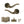 Old English Warwick Door Handle Pack (Latch Set - 2.5