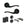 Old English Warwick Door Handle Pack (Bathroom Set - 3