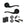 Old English Warwick Door Handle Pack (Euro Lock Set - 2.5