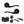 Old English Warwick Door Handle Pack (Bathroom Set - 2.5