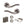 Old English Warwick Door Handle Pack (3 Lever Lock Set - 2.5