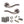 Old English Warwick Door Handle Pack (Euro Lock Set - 3