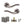 Old English Warwick Door Handle Pack (Latch Set - 3