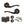 Old English Warwick Door Handle Pack (3 Lever Lock Set - 2.5