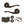 Old English Warwick Door Handle Pack (3 Lever Lock Set - 3