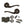 Old English Warwick Door Handle Pack (Euro Lock Set - 3