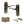 Old English Warwick Door Handle Pack (Bathroom Set - 2.5