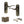 Old English Warwick Door Handle Pack (Bathroom Set - 3
