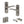 Old English Warwick Door Handle Pack (Bathroom Set - 3