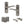 Old English Warwick Door Handle Pack (Bathroom Set - 2.5