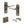 Old English Warwick Door Handle Pack (Bathroom Set - 3
