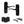 Old English Warwick Door Handle Pack (Bathroom Set - 2.5