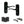 Old English Warwick Door Handle Pack (Bathroom Set - 2.5
