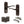 Old English Warwick Door Handle Pack (Bathroom Set - 3