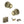 Old English Ripon Door Knob Pack (Latch Set - 3