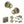 Old English Ripon Door Knob Pack (Lock Set - 3