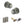 Old English Ripon Door Knob Pack (Latch Set - 3