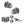 Old English Ripon Door Knob Pack (Lock Set - Horizontal Sashlock, 3