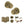 Old English Ripon Door Knob Pack (Bathroom Set - 3