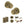 Old English Ripon Door Knob Pack (Bathroom Set - 4