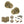 Old English Ripon Door Knob Pack (Lock Set - 3
