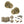 Old English Ripon Door Knob Pack (Lock Set - 3