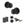 Old English Ripon Door Knob Pack (Lock Set - Horizontal Bathlock, 4