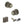 Old English Ripon Door Knob Pack (Latch Set - 3
