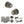 Old English Ripon Door Knob Pack (Bathroom Set - 4