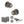 Old English Ripon Door Knob Pack (Lock Set - Horizontal Sashlock, 3