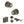 Old English Ripon Door Knob Pack (Lock Set - Horizontal Bathlock, 4