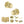 Old English Ripon Door Knob Pack (Bathroom Set - 4