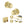 Old English Ripon Door Knob Pack (Lock Set - 3