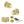 Old English Ripon Door Knob Pack (Lock Set - Horizontal Bathlock, 3