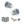 Old English Ripon Door Knob Pack (Latch Set - 3