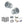 Old English Ripon Door Knob Pack (Bathroom Set - 3