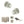 Old English Ripon Door Knob Pack (Lock Set - Horizontal Bathlock, 3