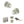 Old English Ripon Door Knob Pack (Lock Set - Horizontal Bathlock, 4