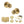 Old English Ripon Door Knob Pack (Lock Set - 3