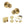 Old English Ripon Door Knob Pack (Lock Set - 3