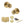 Old English Ripon Door Knob Pack (Lock Set - Horizontal Sashlock, 3