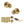 Old English Ripon Door Knob Pack (Lock Set - Horizontal Bathlock, 4