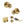 Old English Ripon Door Knob Pack (Lock Set - Horizontal Bathlock, 4
