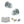 Old English Ripon Door Knob Pack (Latch Set - 4