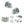 Old English Ripon Door Knob Pack (Lock Set - 3