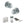 Old English Ripon Door Knob Pack (Lock Set - Horizontal Bathlock, 4