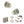 Old English Ripon Door Knob Pack (Lock Set - 3